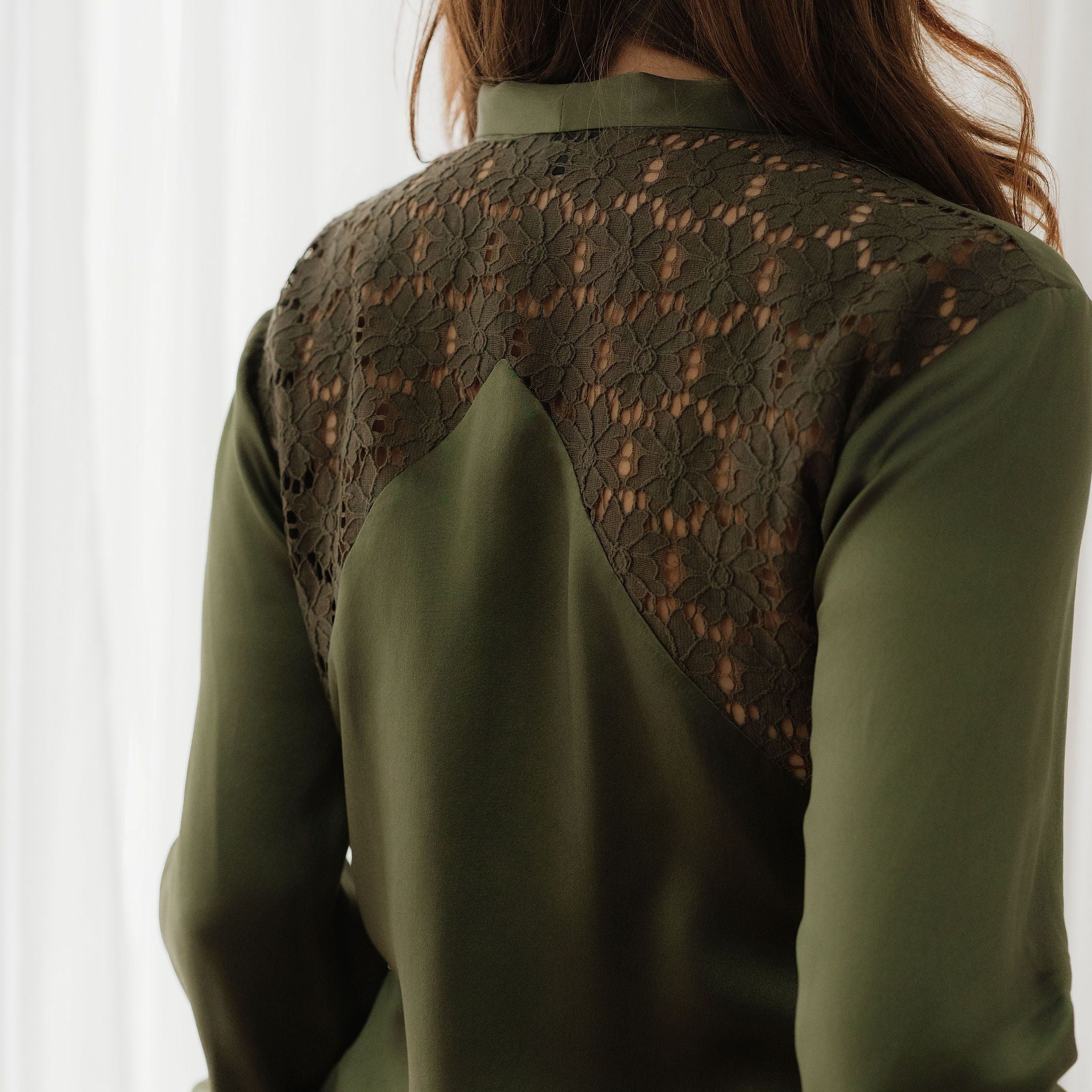 Green Silk Shirts | Womenswear