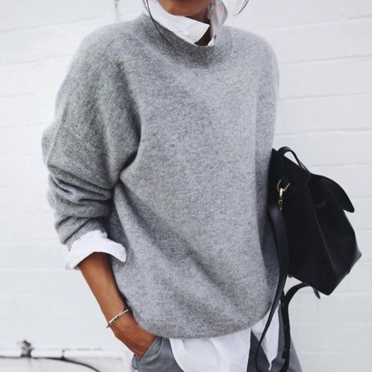 How To Layer A Silk Shirt: The Transitional Trend