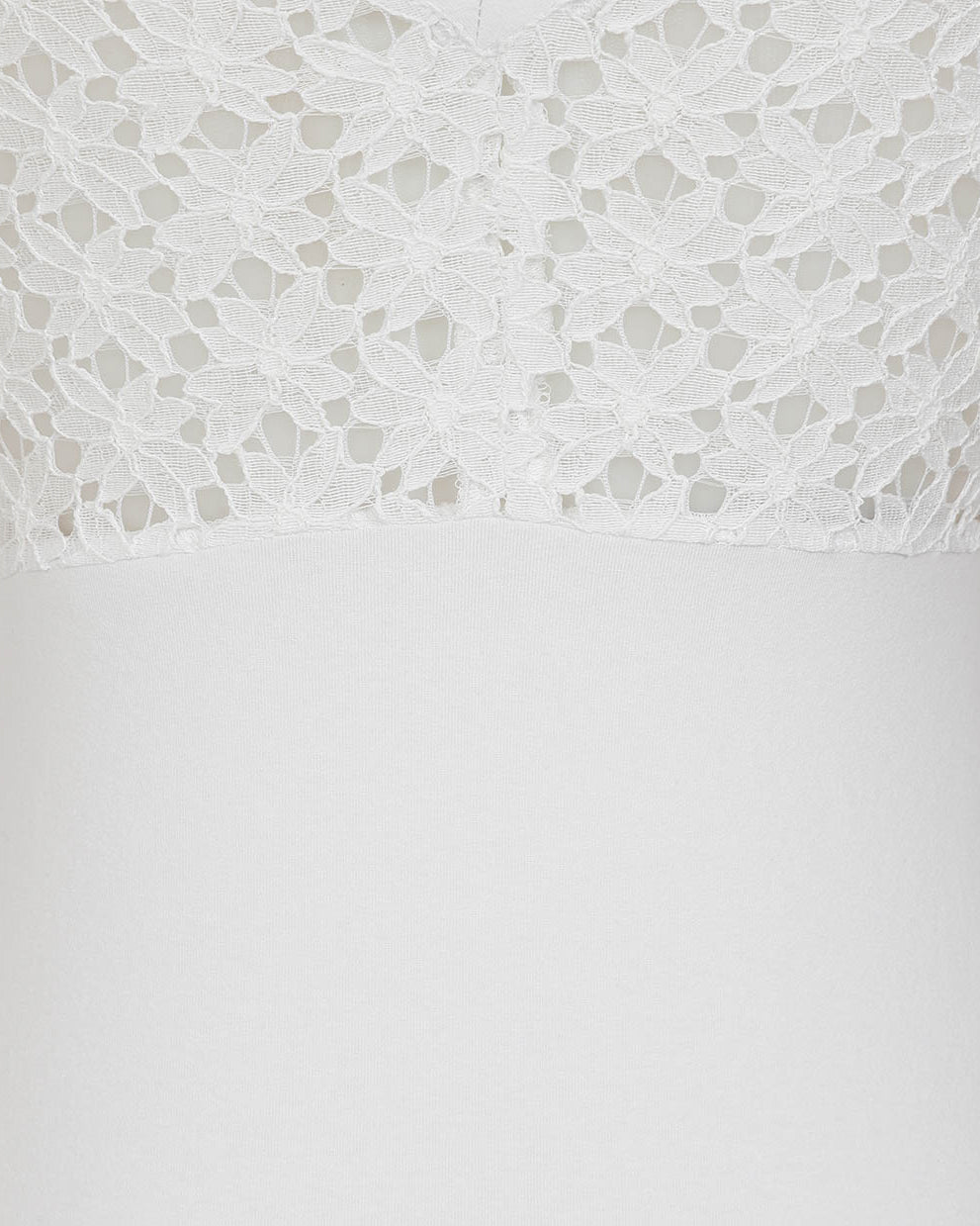 White Lace Back Cotton Maxi Dress