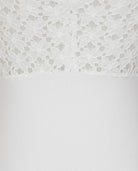 White Lace Back Cotton Maxi Dress