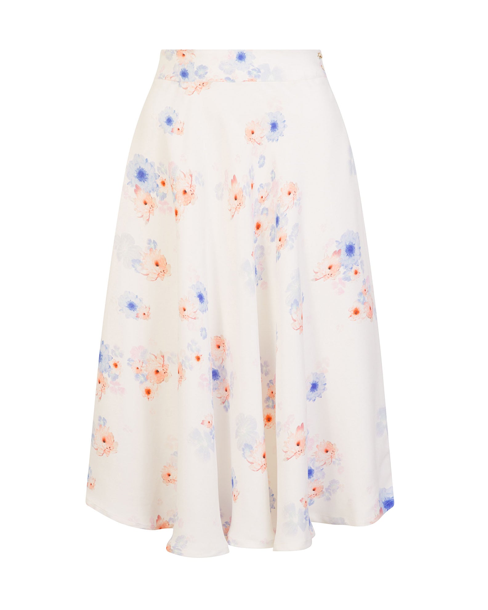 Midi Skirt Beach Flower