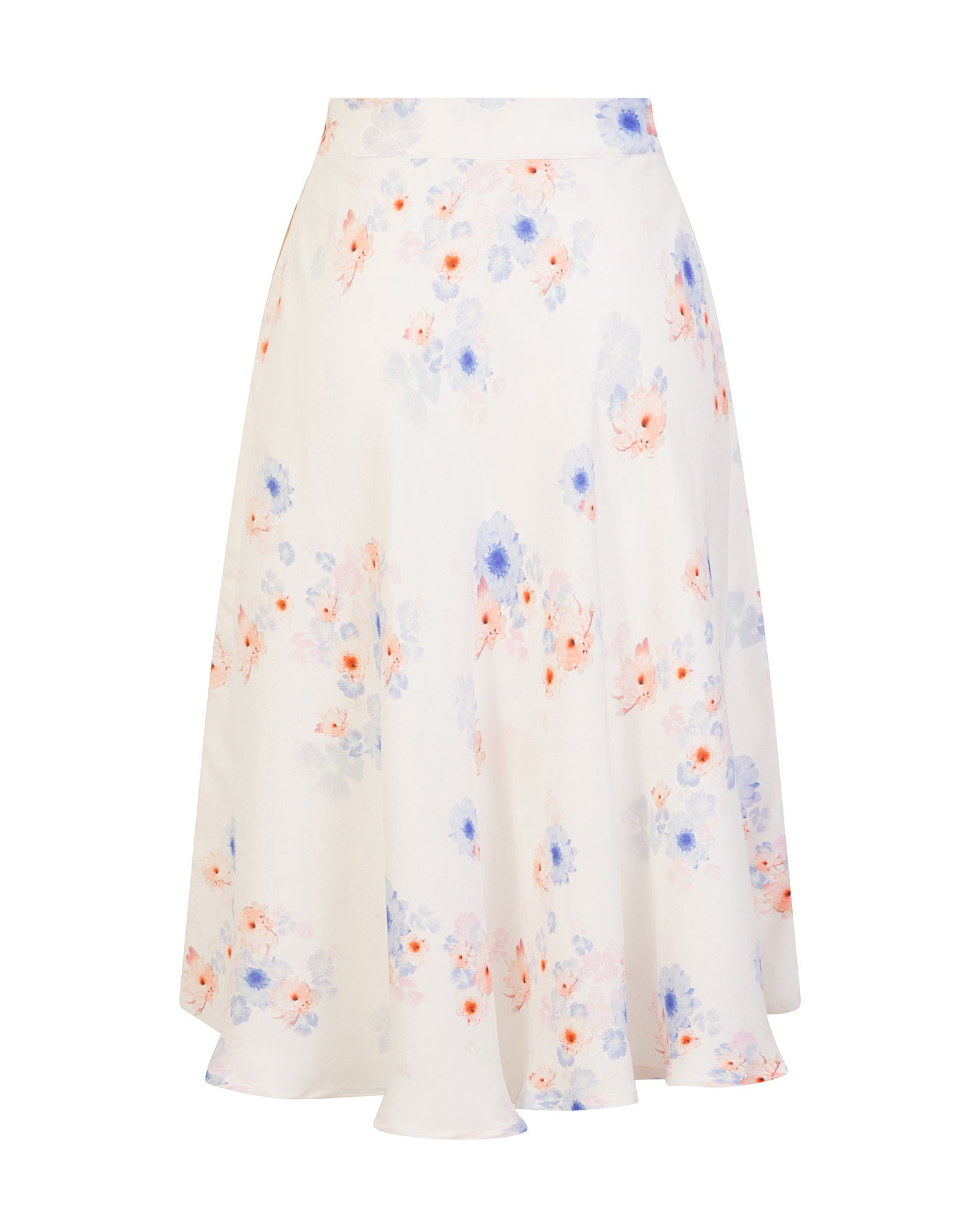 Midi Skirt Beach Flower