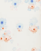 Beach Flower Print Silk crepe de chine Top