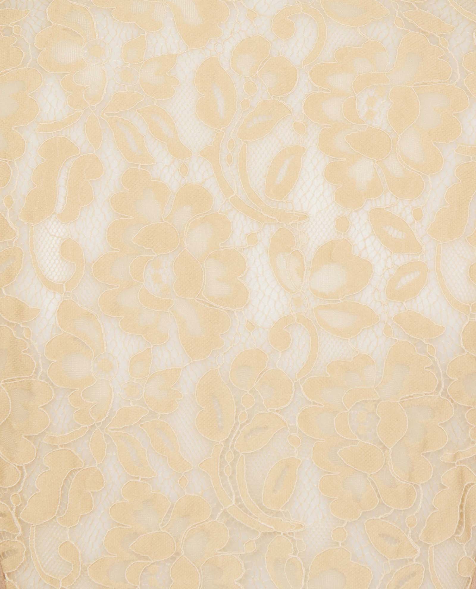 Fitted Silk Shirt Beige