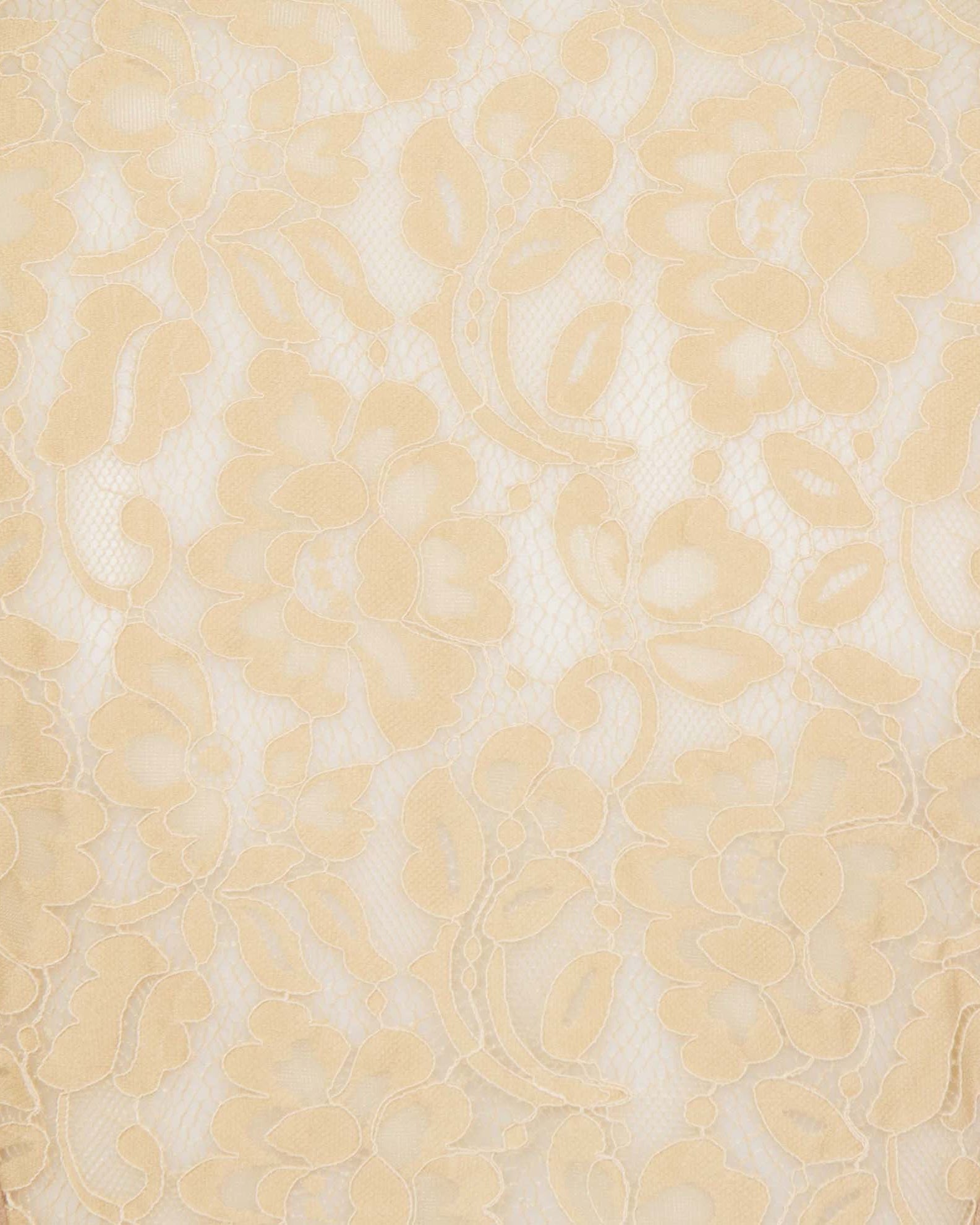 Fitted Silk Shirt Beige
