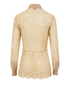 Lace Shirt Beige