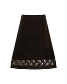 Cotton Skirt Black