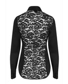 Fitted Silk Shirt Black