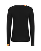 Black Long Sleeve Cotton Top