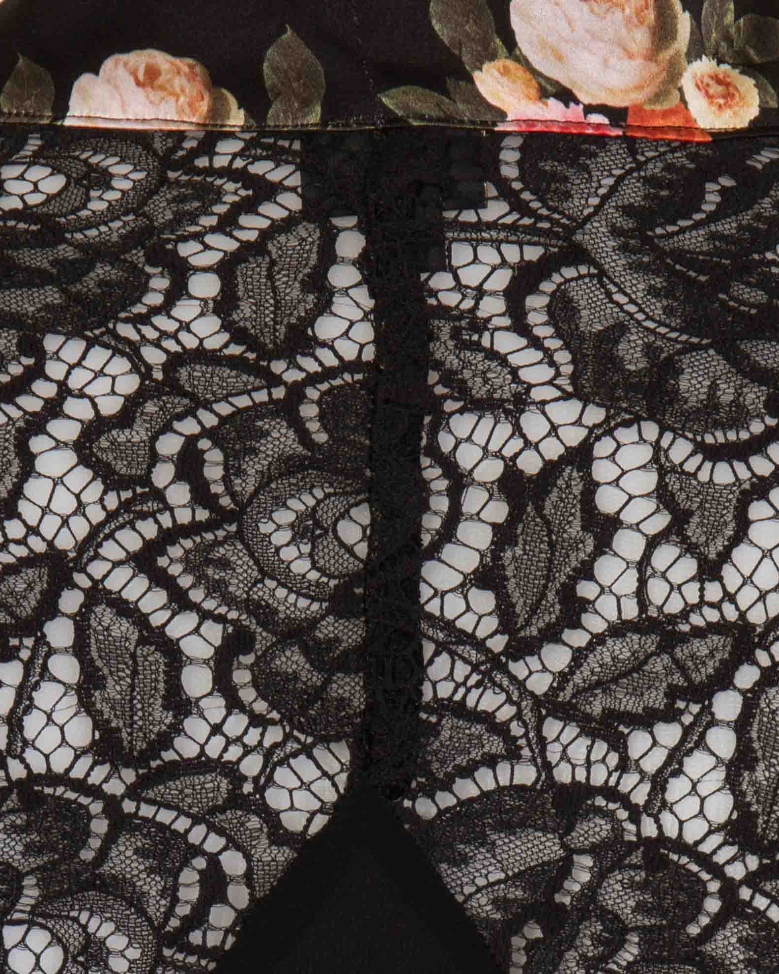 Black Silk Bow Blouse