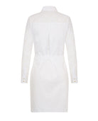 Classic Cotton Shirt Dress White