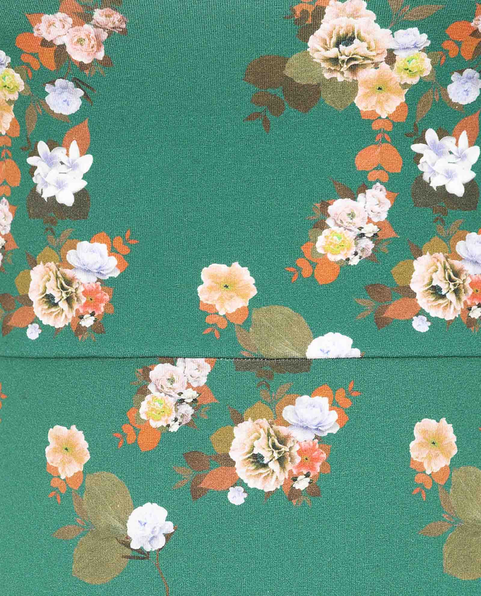 Green Floral Cotton Maxi Dress Sophie Cameron Davies