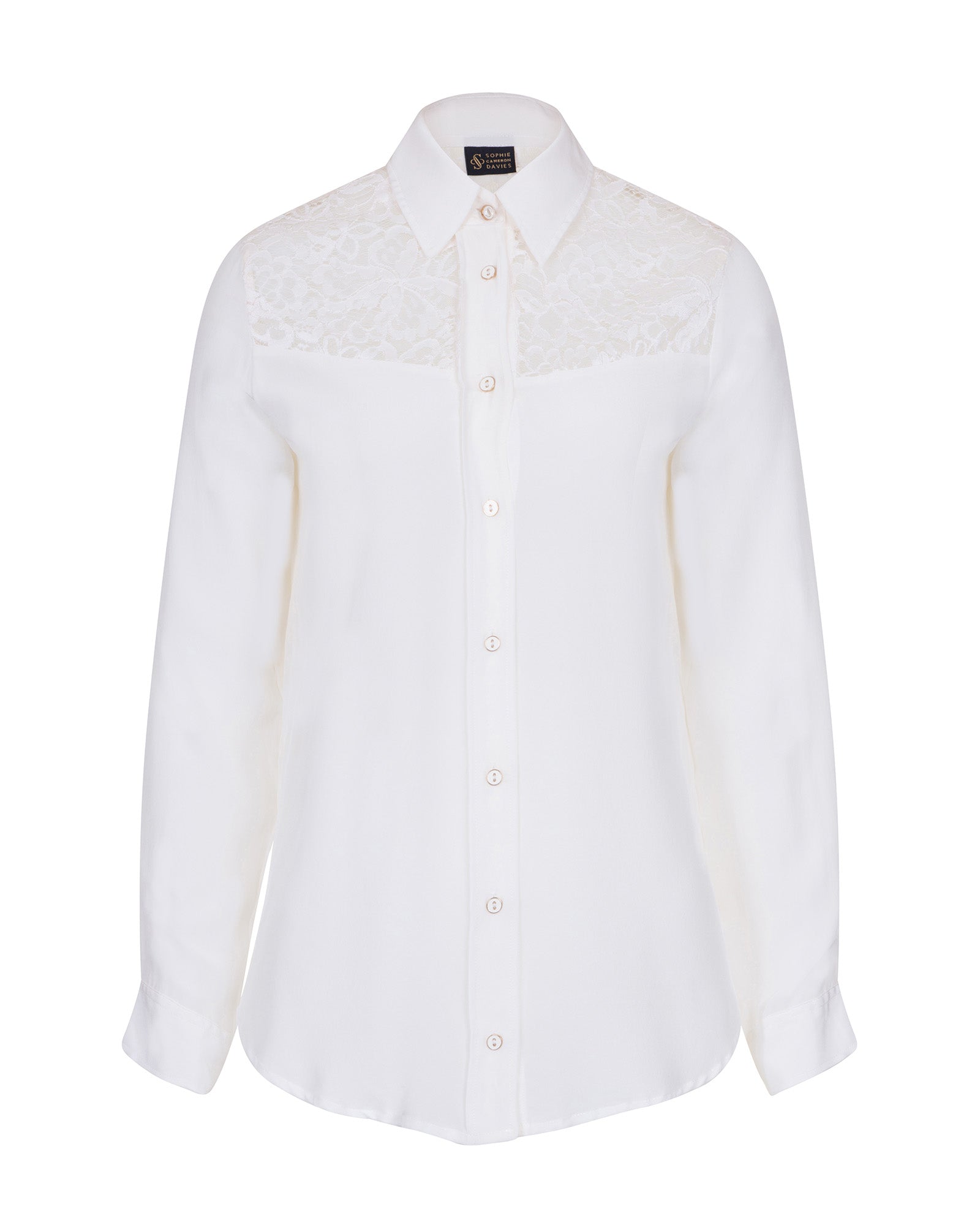 Classic Silk Shirt Ivory