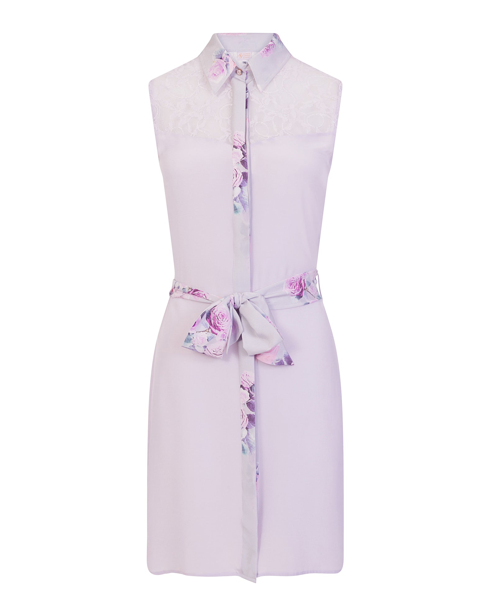 classic silk dress lilac