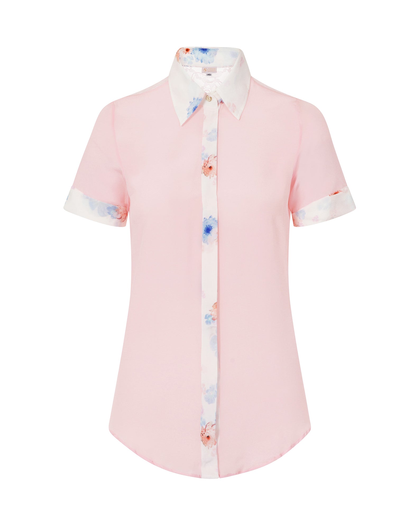 Classic Silk Shirt Pale Pink