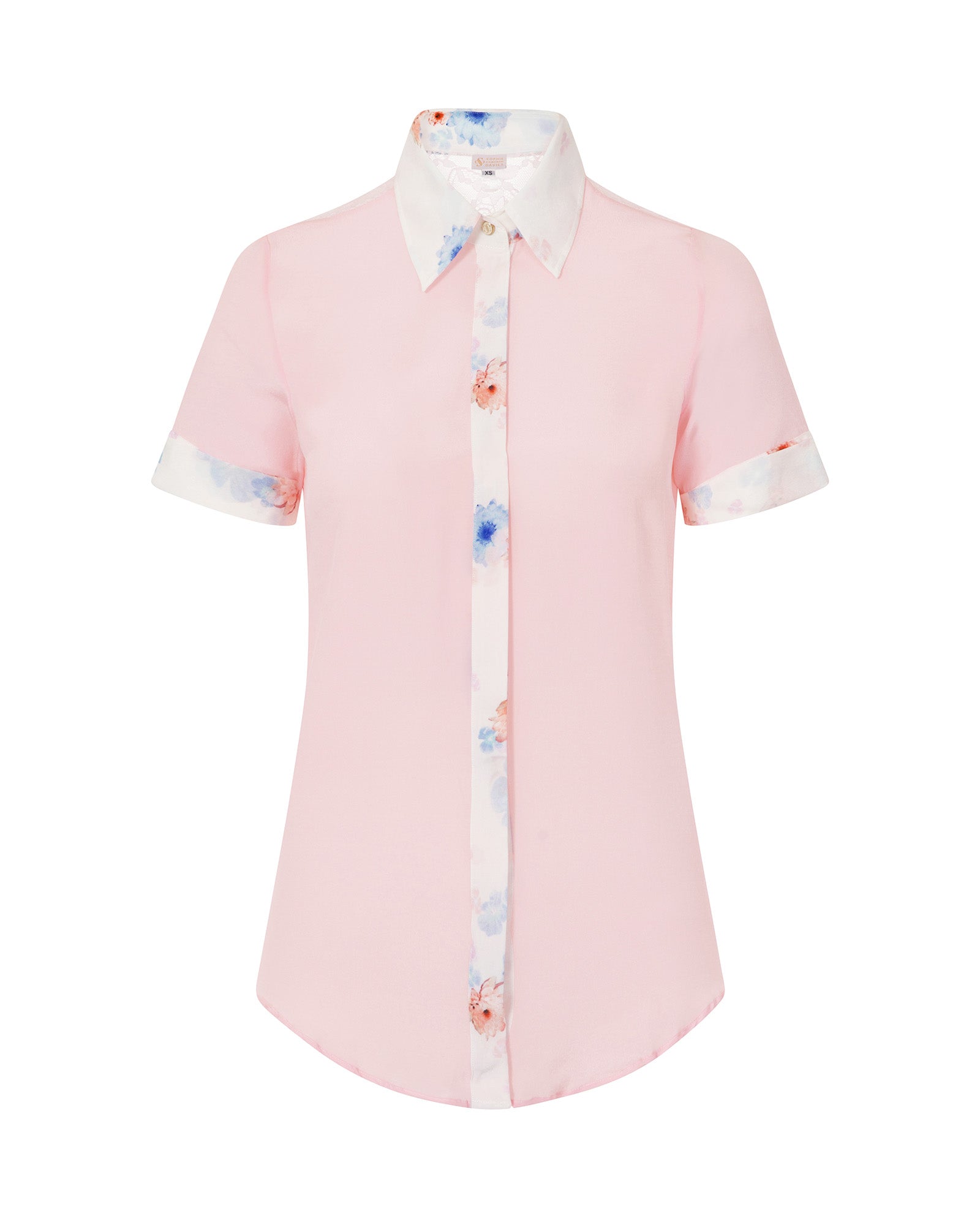 Classic Silk Shirt Pale Pink