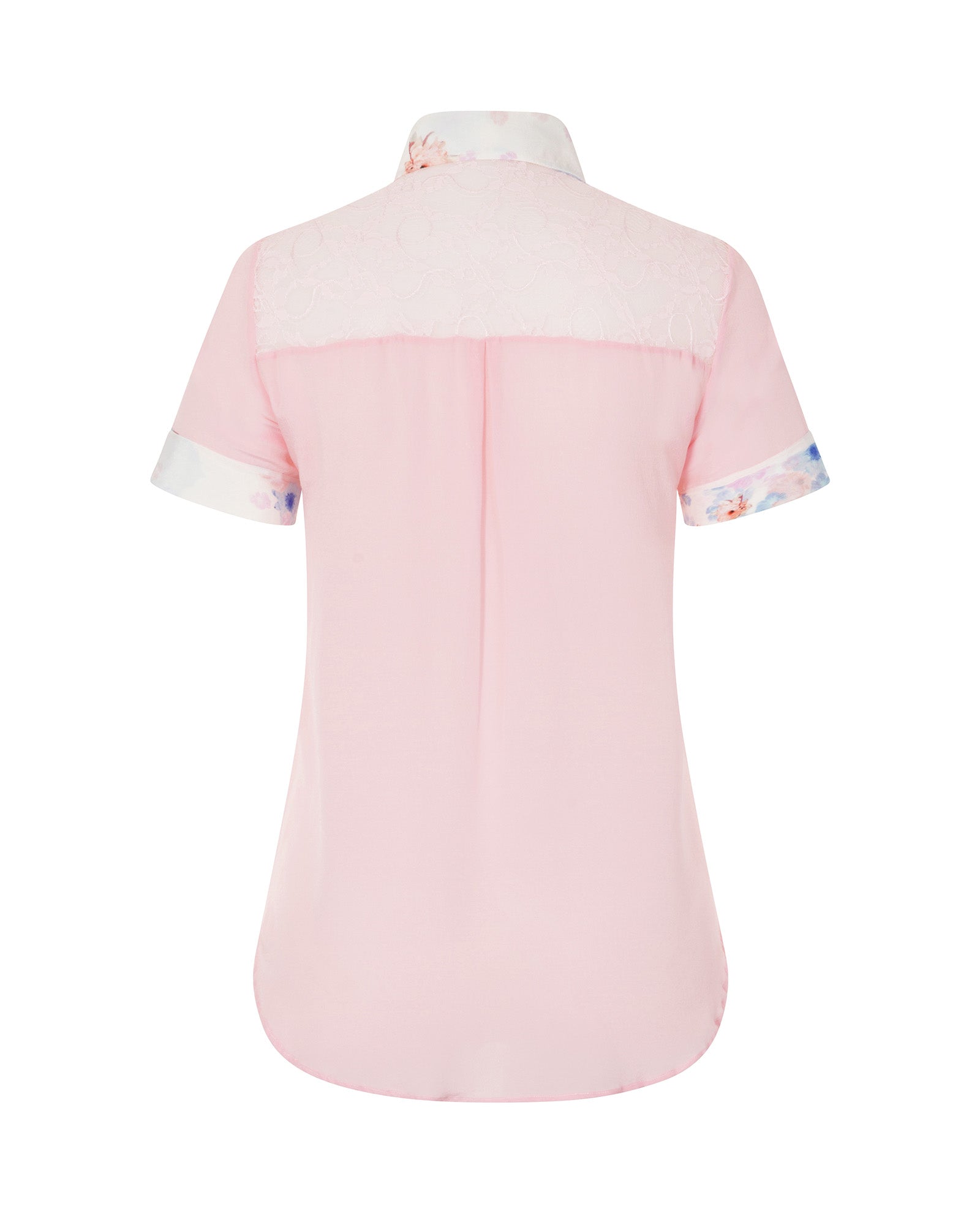 Classic Silk Shirt Pale Pink