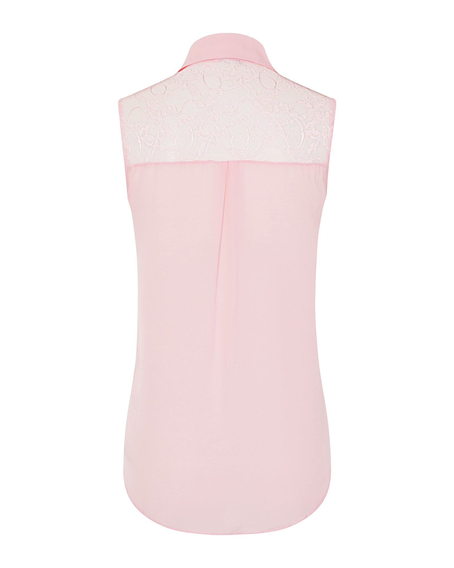 Classic Silk Top Pale Pink