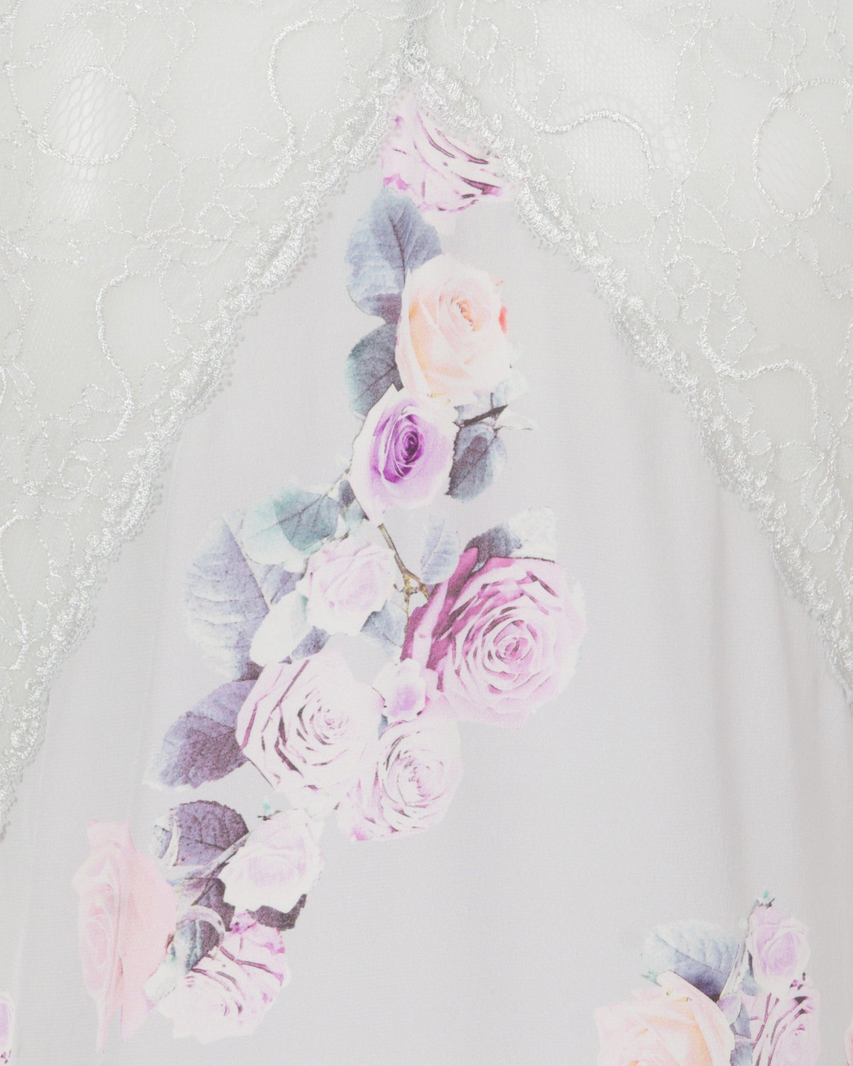 Rose Silk Bow Mini Dress