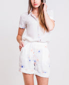 Beach Flower Tailored Short