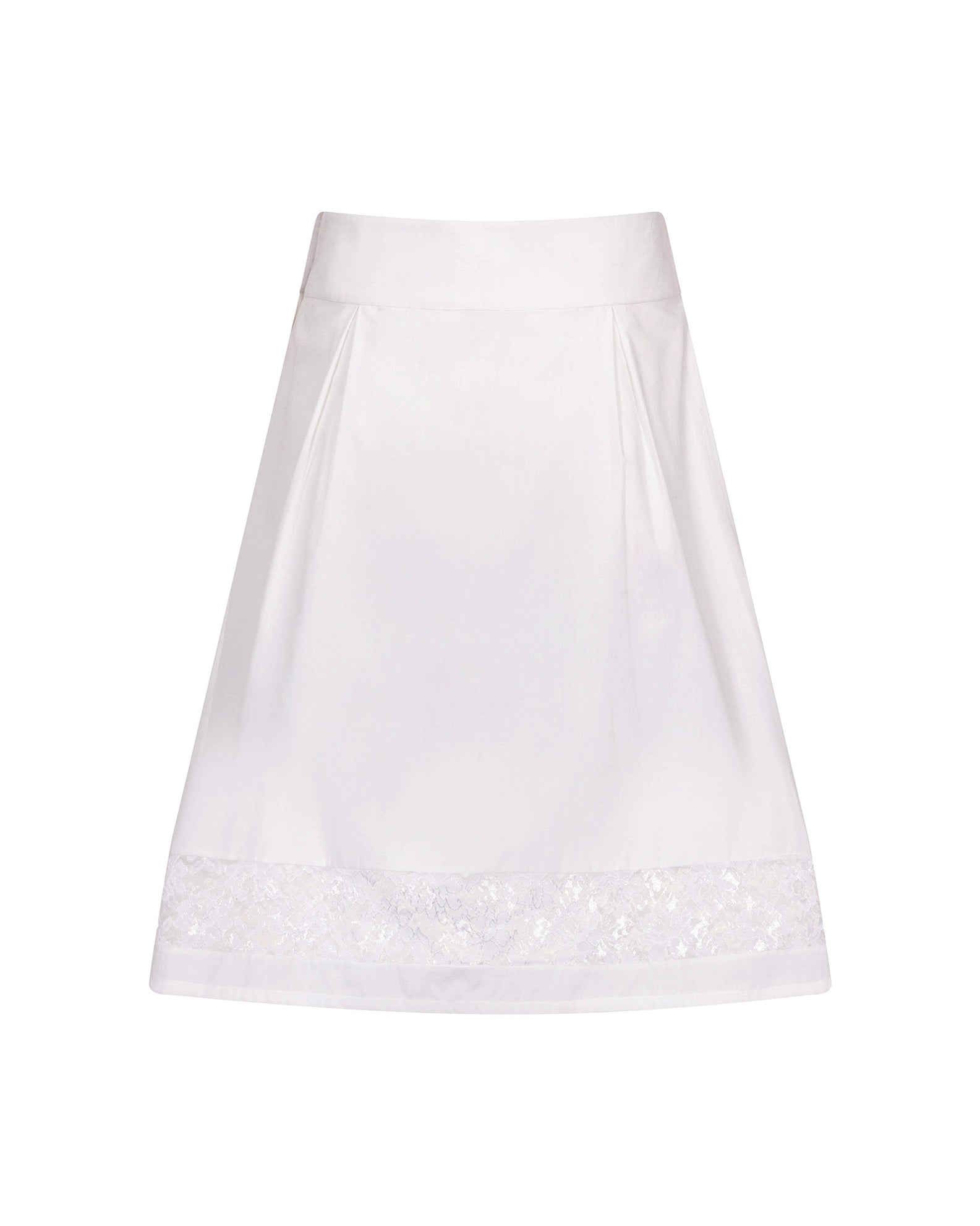 Cotton Skirt White