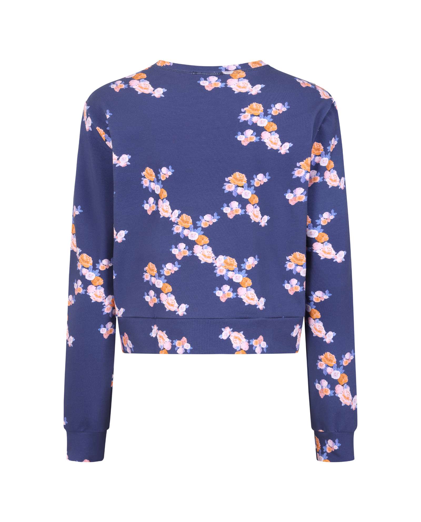 Navy Blue Floral Sweatshirt Sophie Cameron Davies