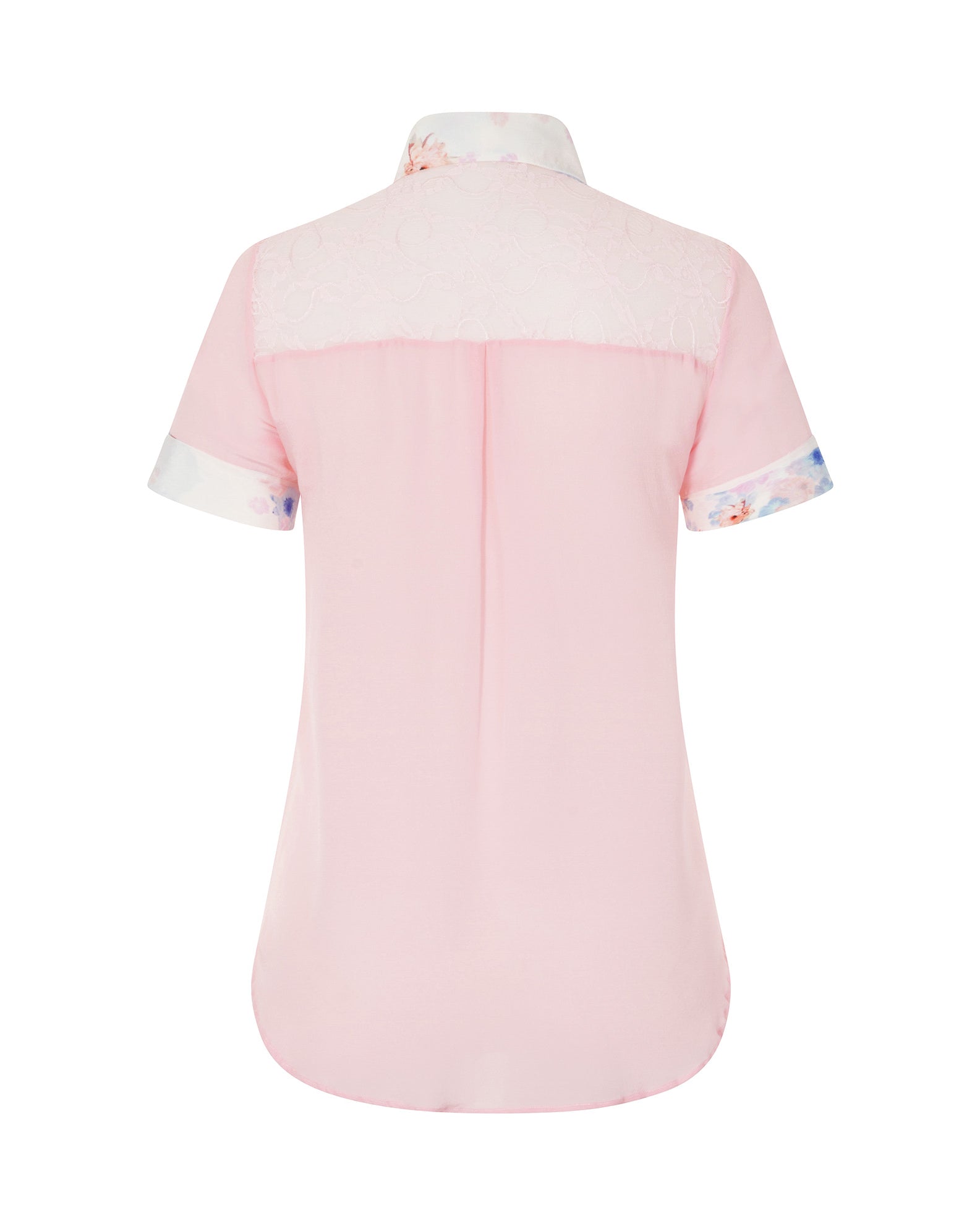 Classic Silk Shirt Pale Pink